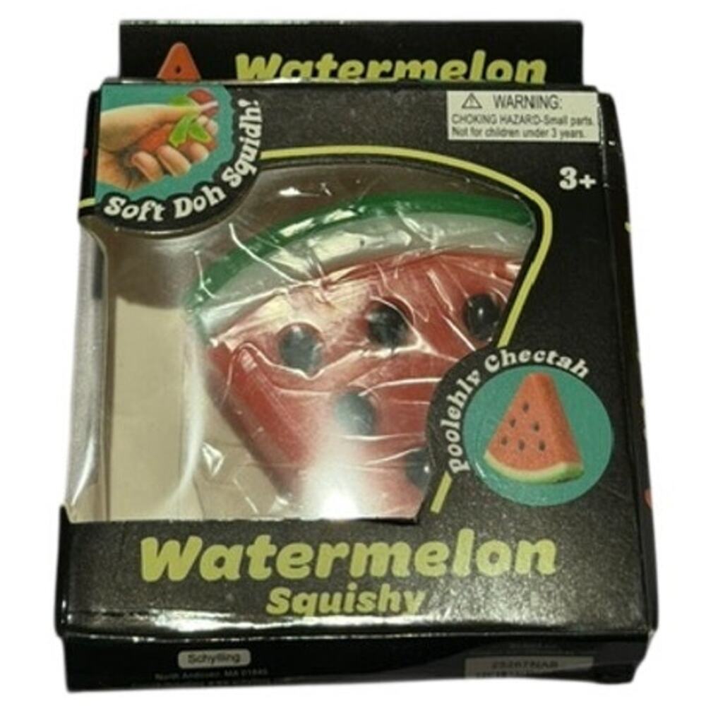2 Pack Watermelon Squishy Slow Rising Stress Toy Fidget Sensory Toy New